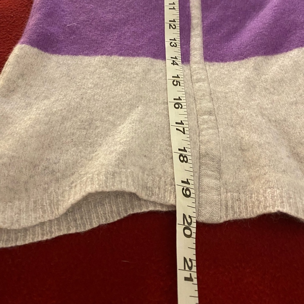 Clements Ribeiro MAUVE/CREM Cashmere Pullover, XS Fall Sale - Picture 6 of 7